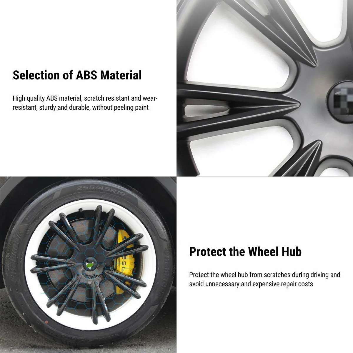 TESERY 19‘ Wheel Covers for Tesla Model Y【4PCS】