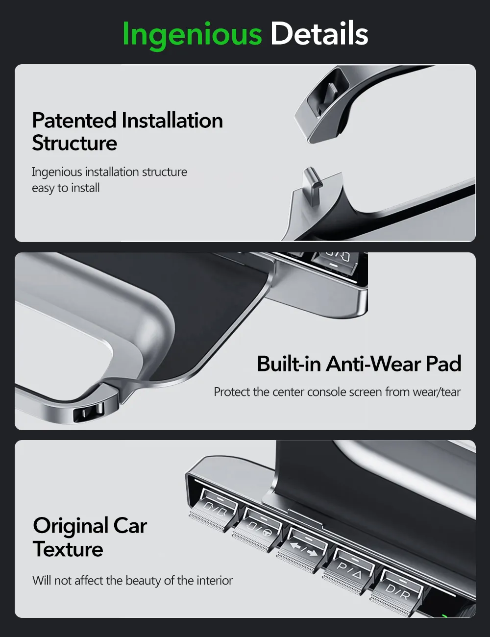 TESERY Toggle Physical Buttons for Model 3 Highland/Y