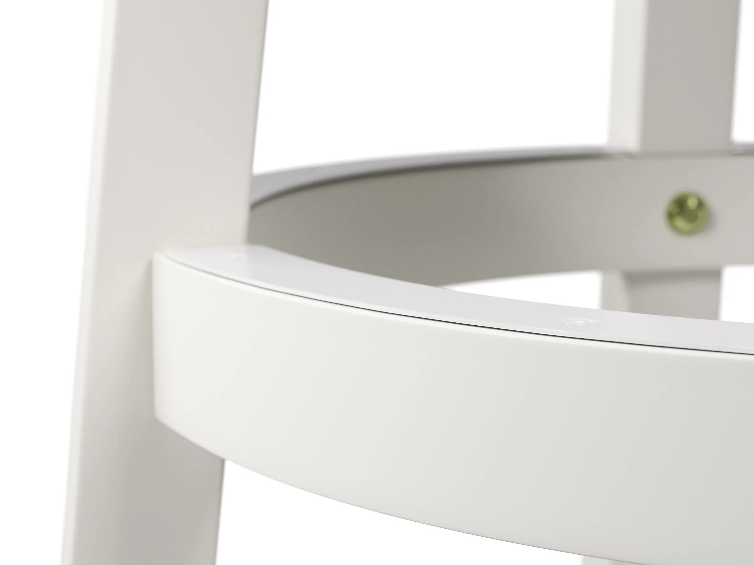 White Counter Height Bar Stools, Set of 2