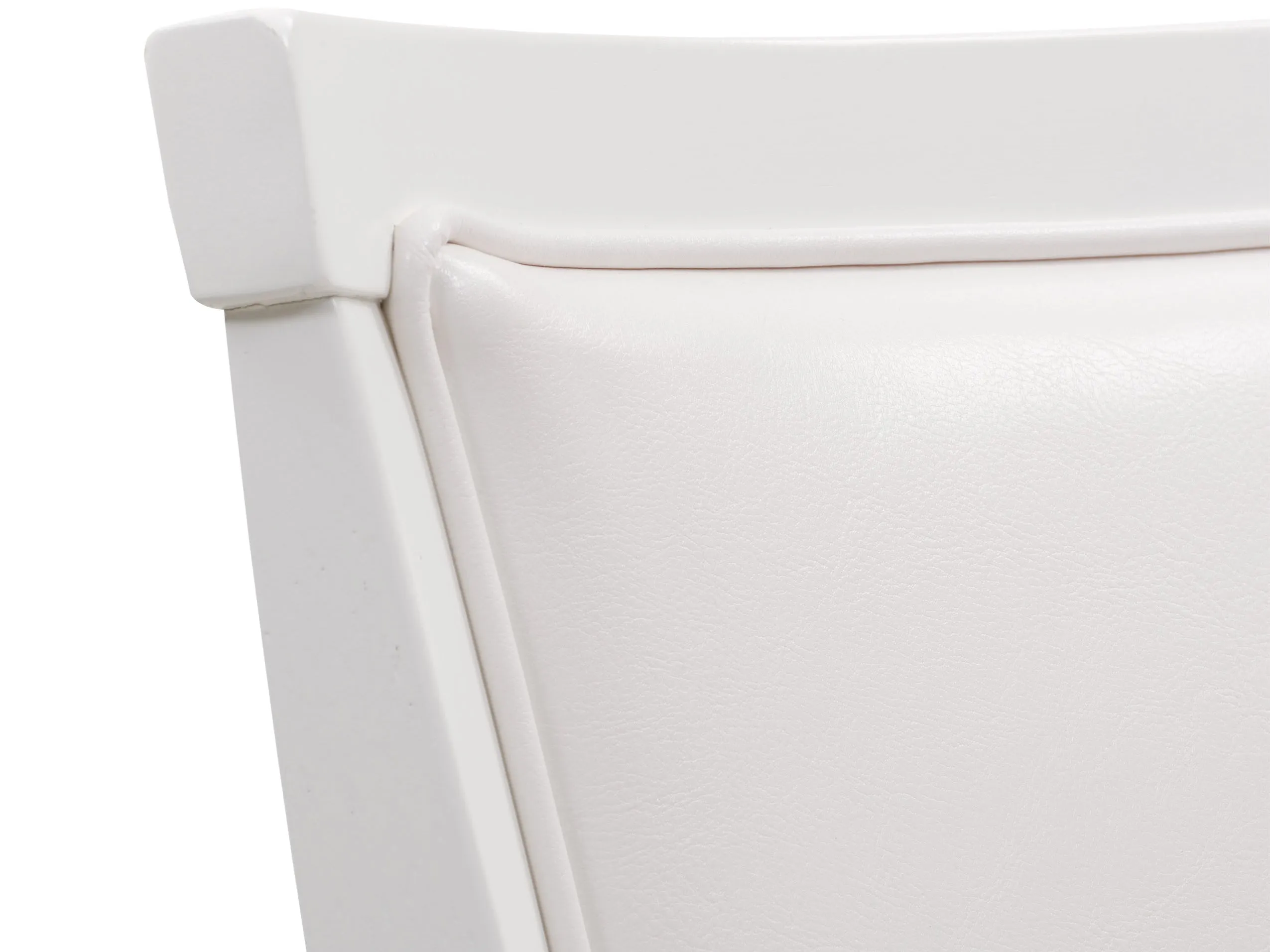 White Counter Height Bar Stools, Set of 2